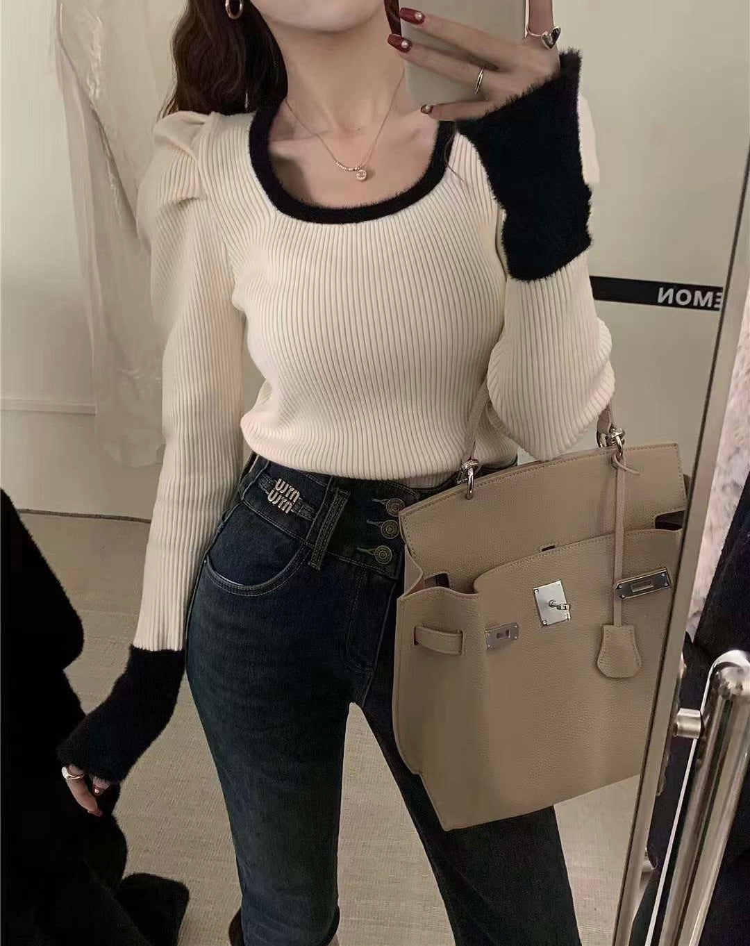 Dual Sweater Top