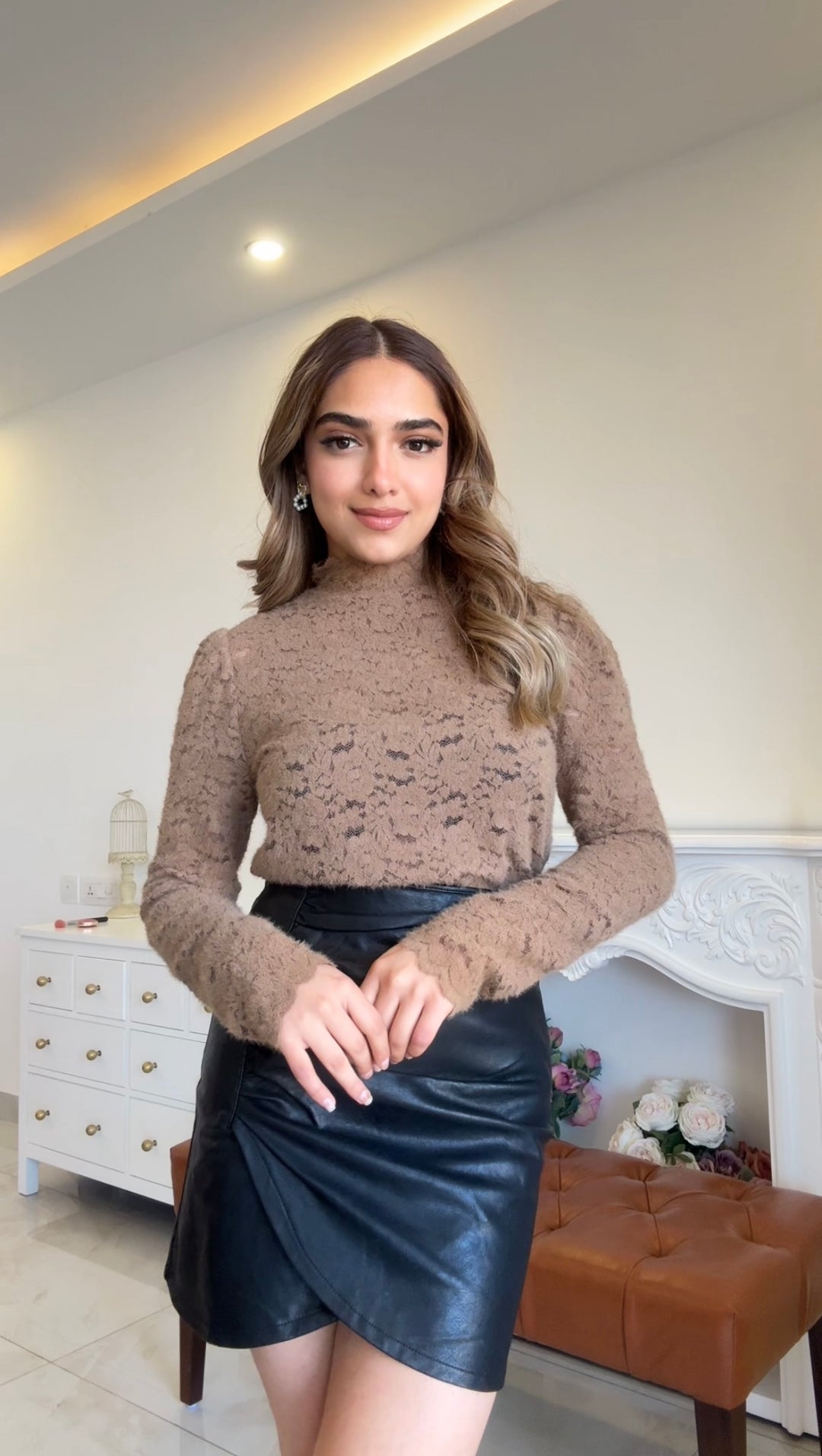 Kelly Sheer Lace Top