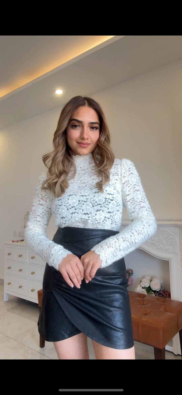 Kelly Sheer Lace Top