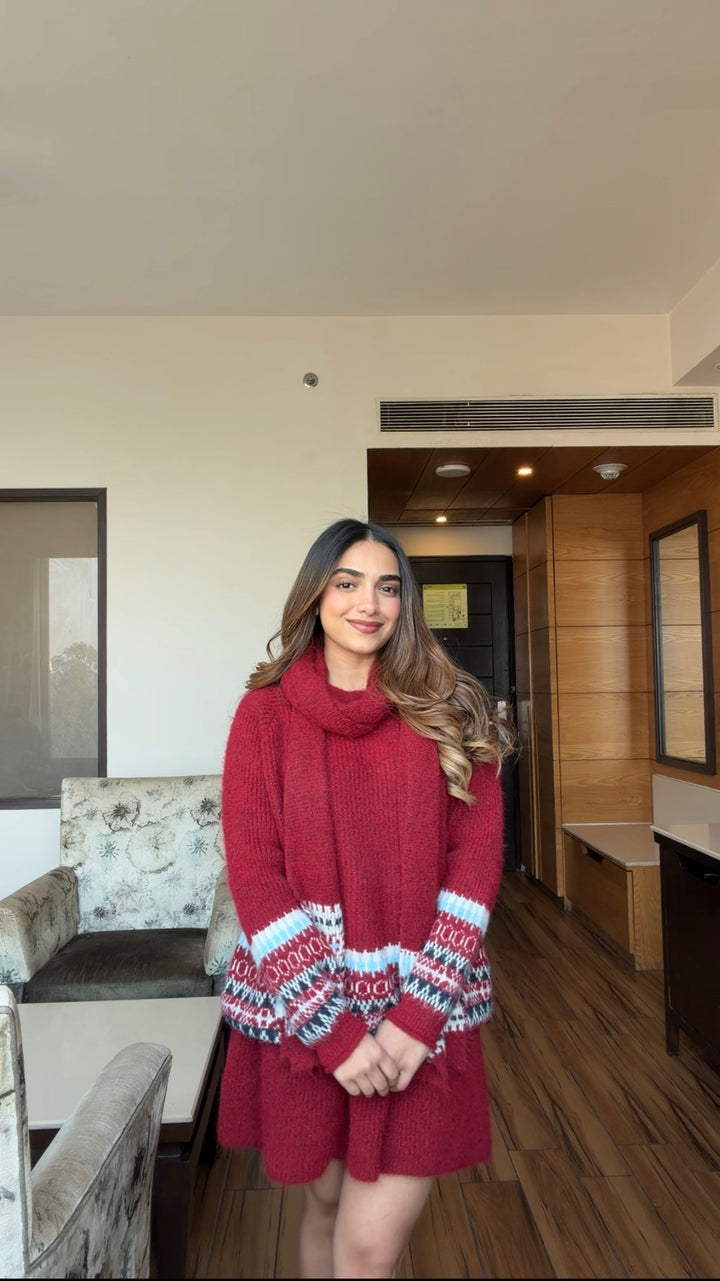 Kassandra Premium Wool Winter Coordinate Set