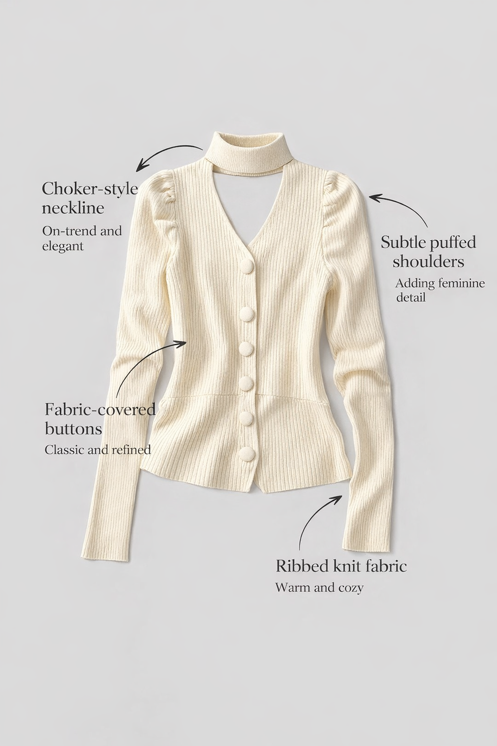 Ezra Choker Sweater Top