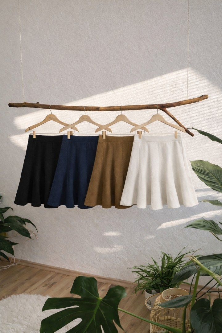 Everette Flaired Wool Skirt