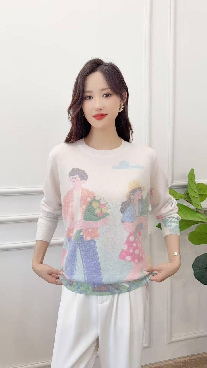 Ocean Autumn Sweater Top