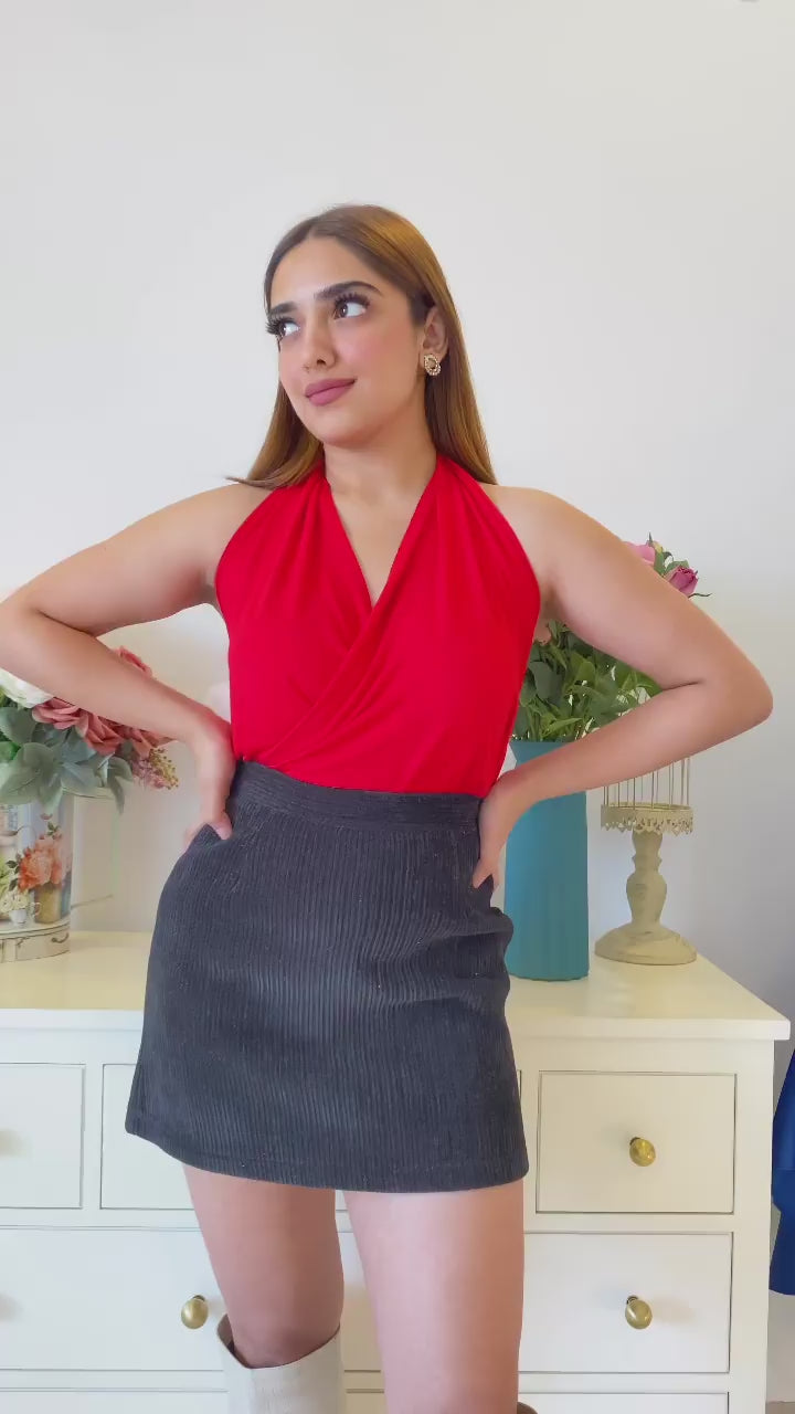 Alyssa Halter Neck Top