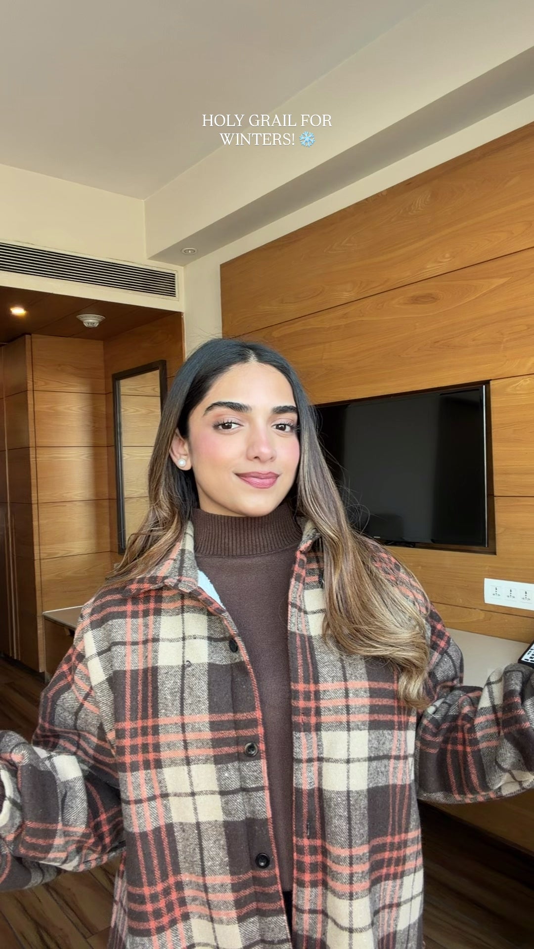 Mirella Fleece Lined Winter Top