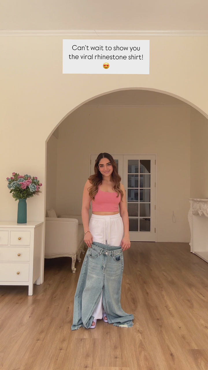 Bluebell Embellished Summer Shirt