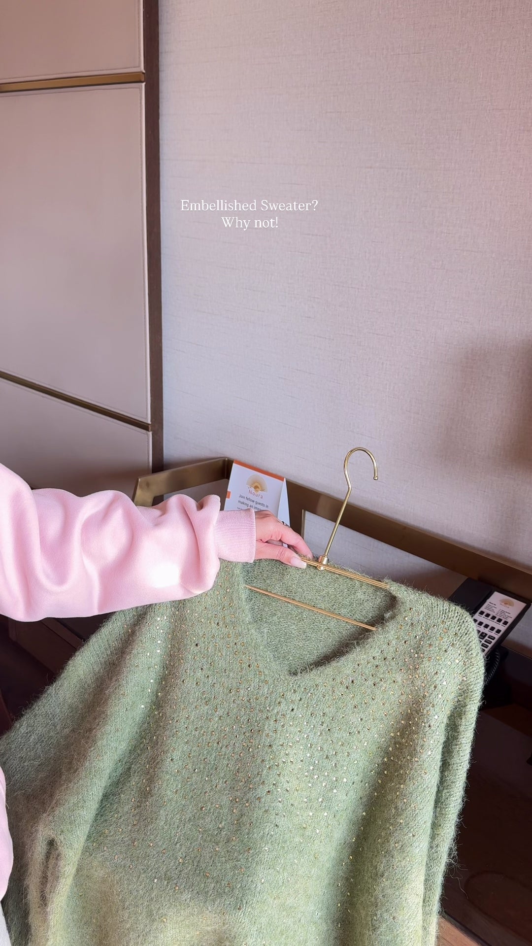 Nicolette Embellished Angora Wool Sweater