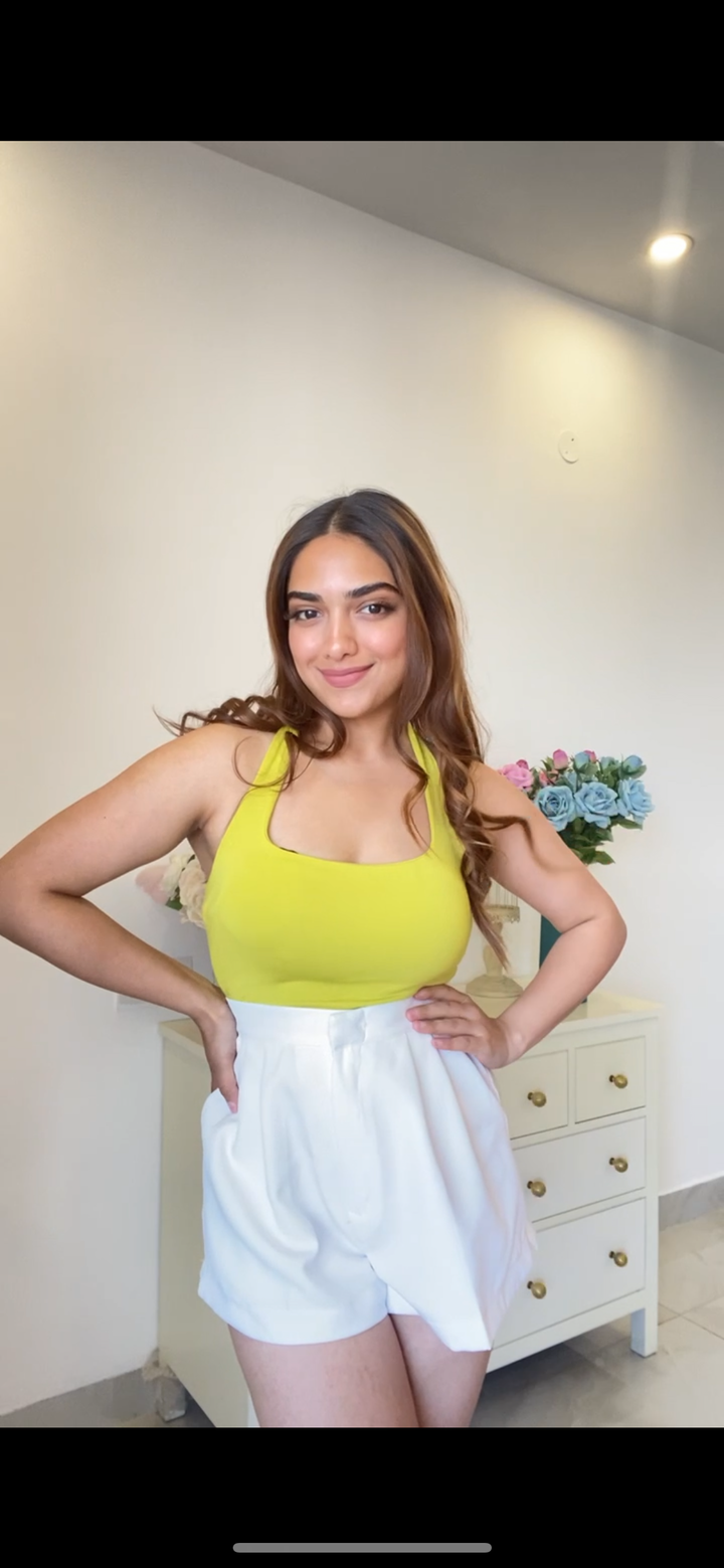 Layla Halter Bamboo Top