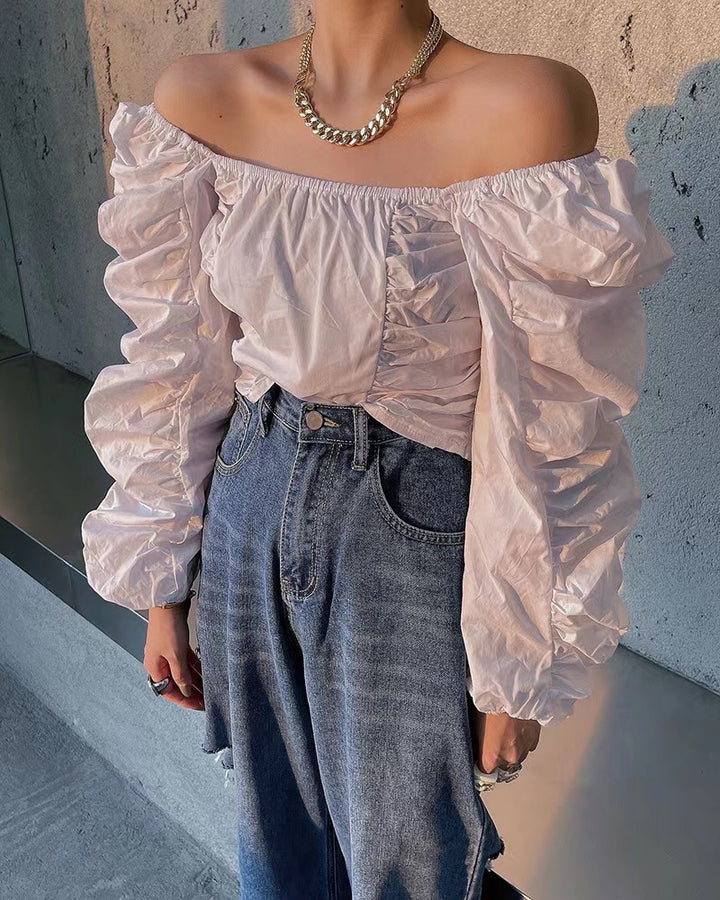 Pamela Puff-Sleeve Summer Top