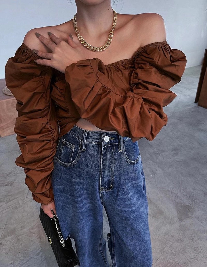 Pamela Puff-Sleeve Summer Top