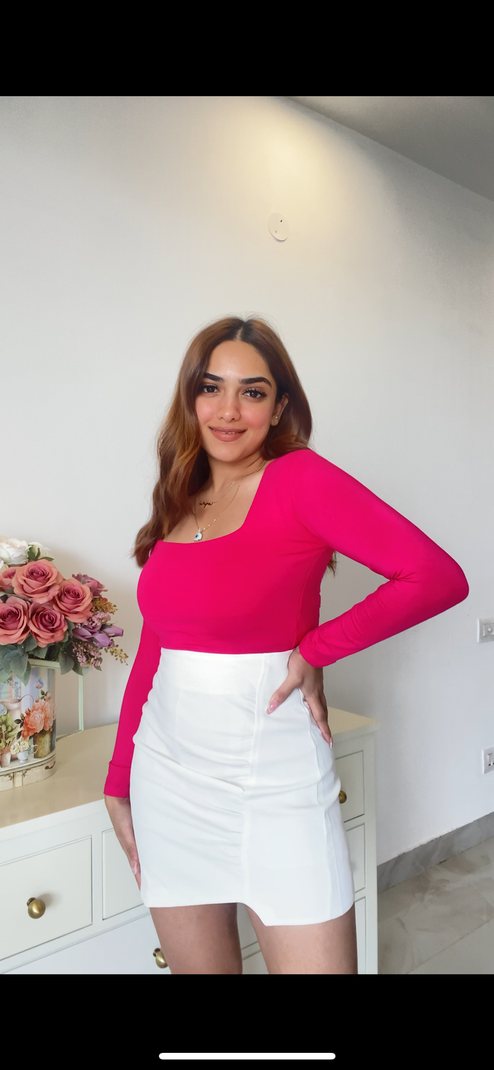 Ava Square Neck Bamboo Top 