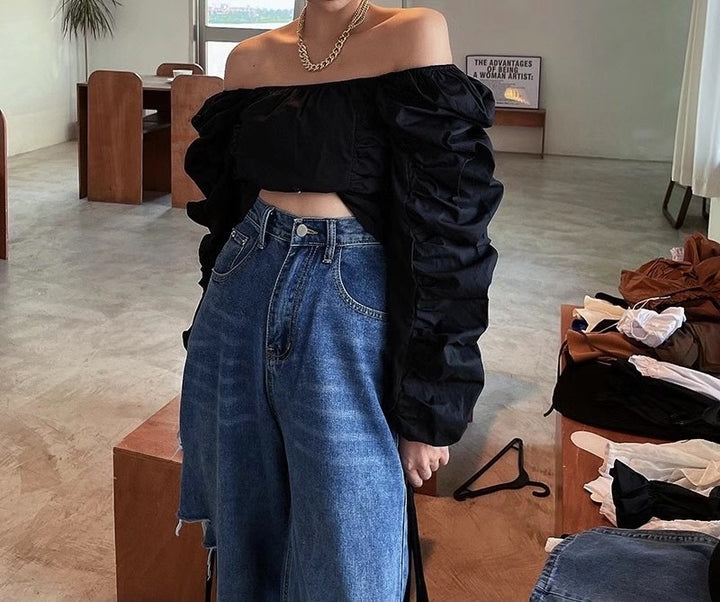 Pamela Puff-Sleeve Summer Top